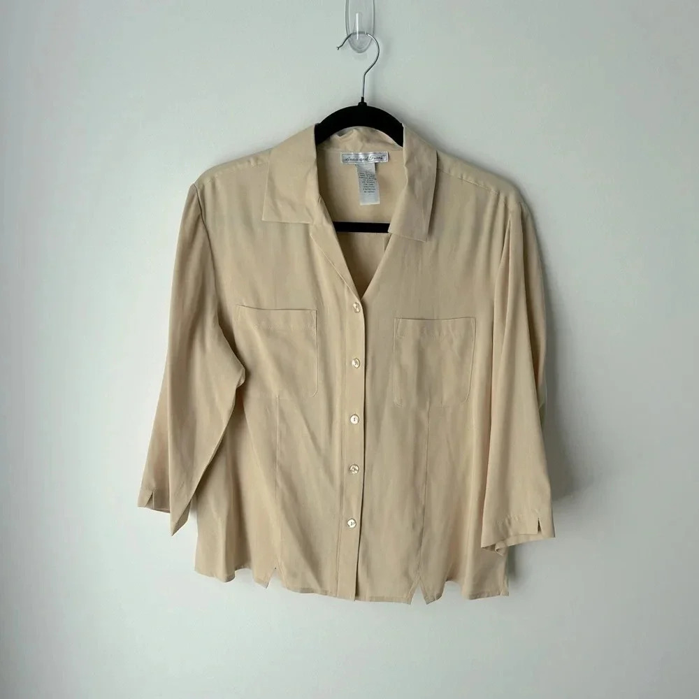Vintage Cream Blouse